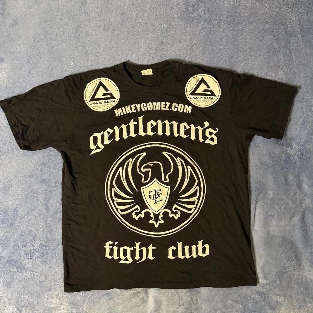 Gentlemen's Fight Club black t-shirt men Size L